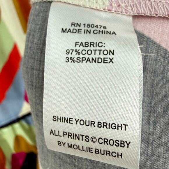 Tuckernuck Crosby by Mollie Burch Medium Wearable Art Blouse Shirt Top Formal - Picture 8 of 9